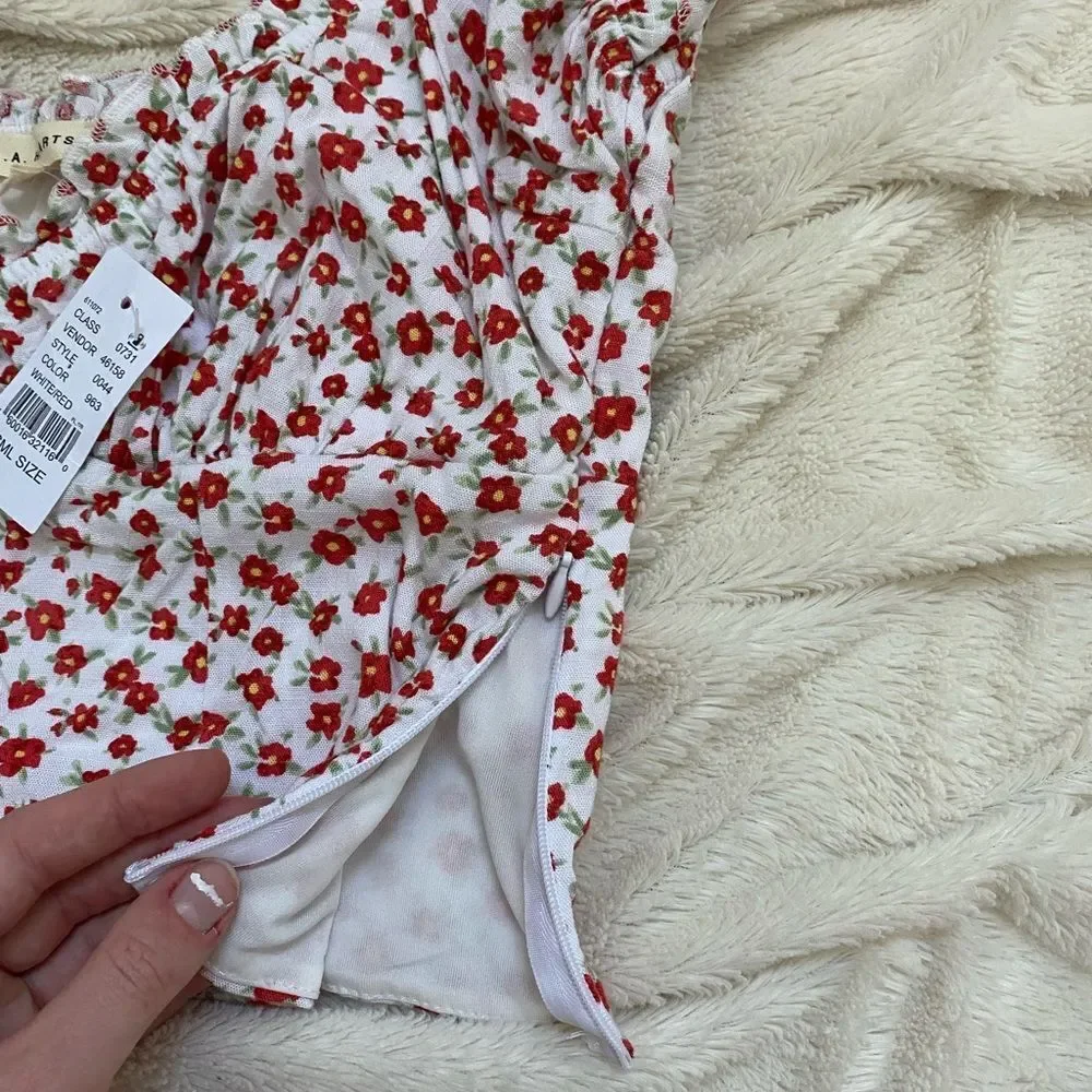 NWT PacSun L.A. Hearts floral blouse SMALL BRAND NEW WITH TAGS - Picture 4 of 5